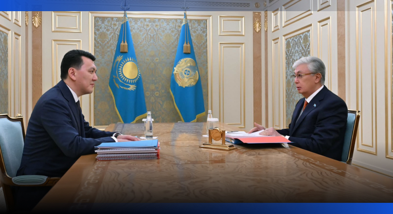 Image for Тоқаев вице-президент Ерлан Қариннің ішкі саясат жөніндегі есебін тыңдады  